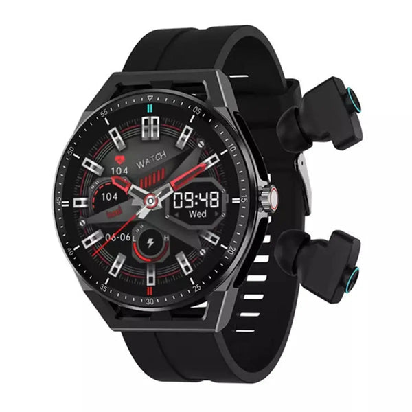 Reloj Smart Watch 2 En 1 T20 Fralugio Con Audífonos Tws Hifi Fralugio