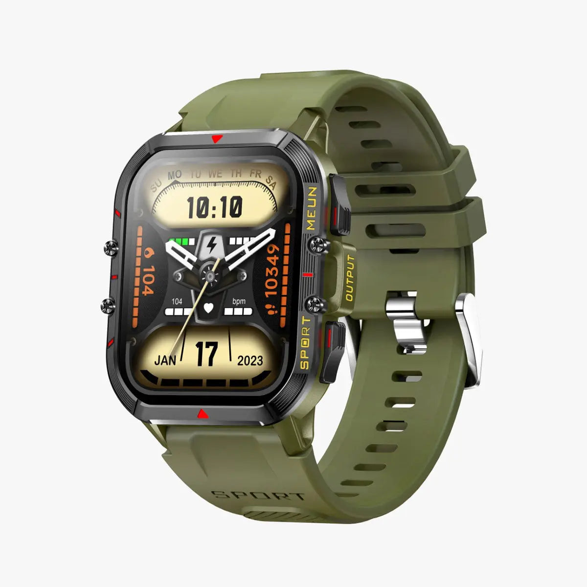 Smartwatch Reloj Inteligente T21 Fralugio Tough Rudo Llamadas Notificaciones Fralugio