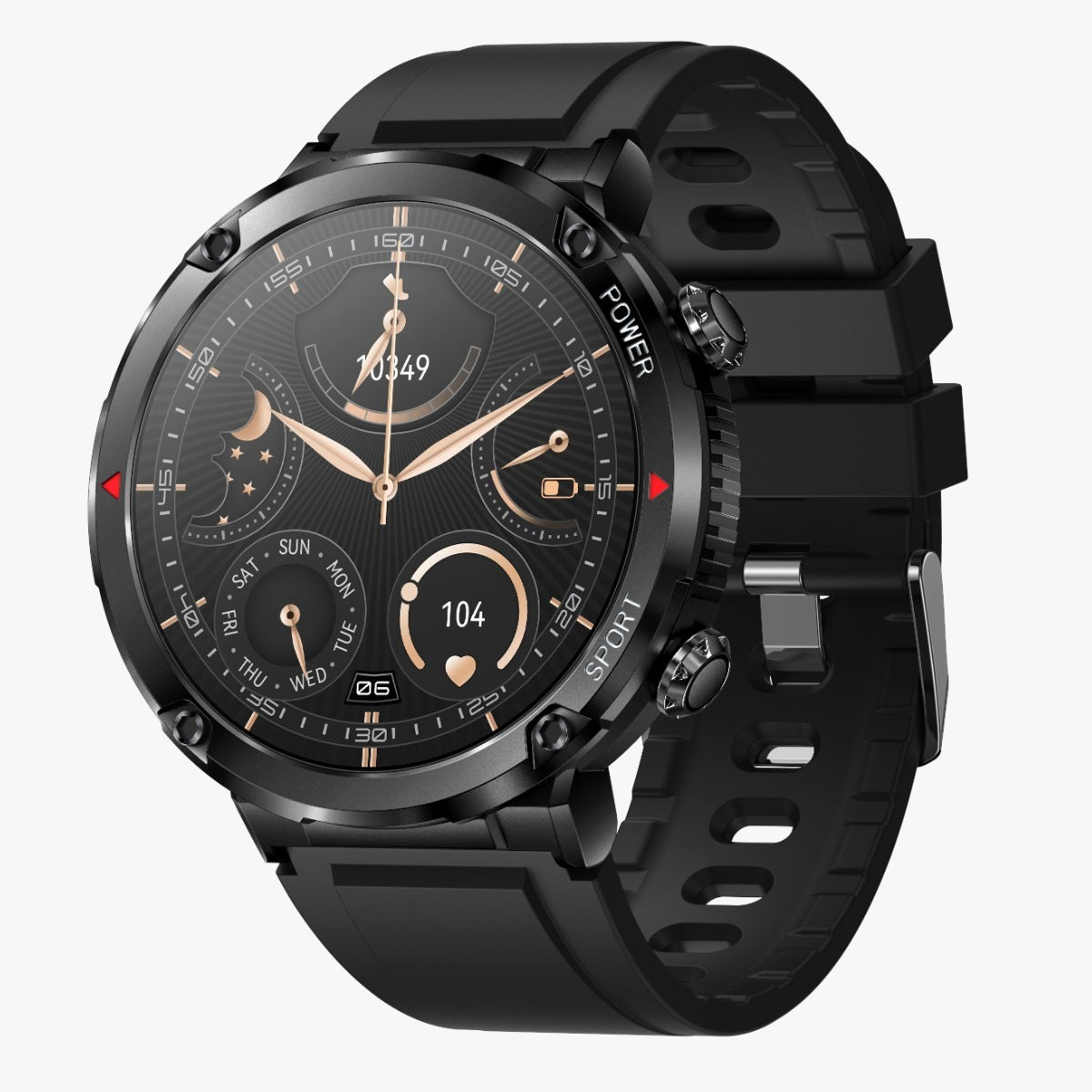 Smartwatch Reloj Inteligente Fralugio T30 Round Full Hd Ips