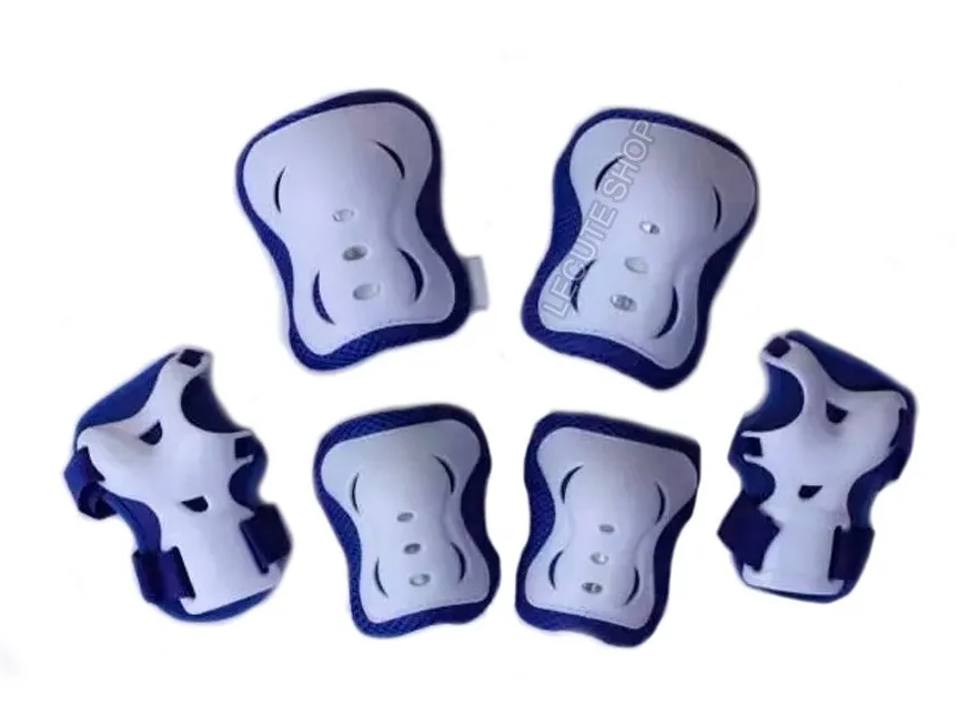 Kit de rodilleras, coderas y muñequeras de protección para niñas y niños