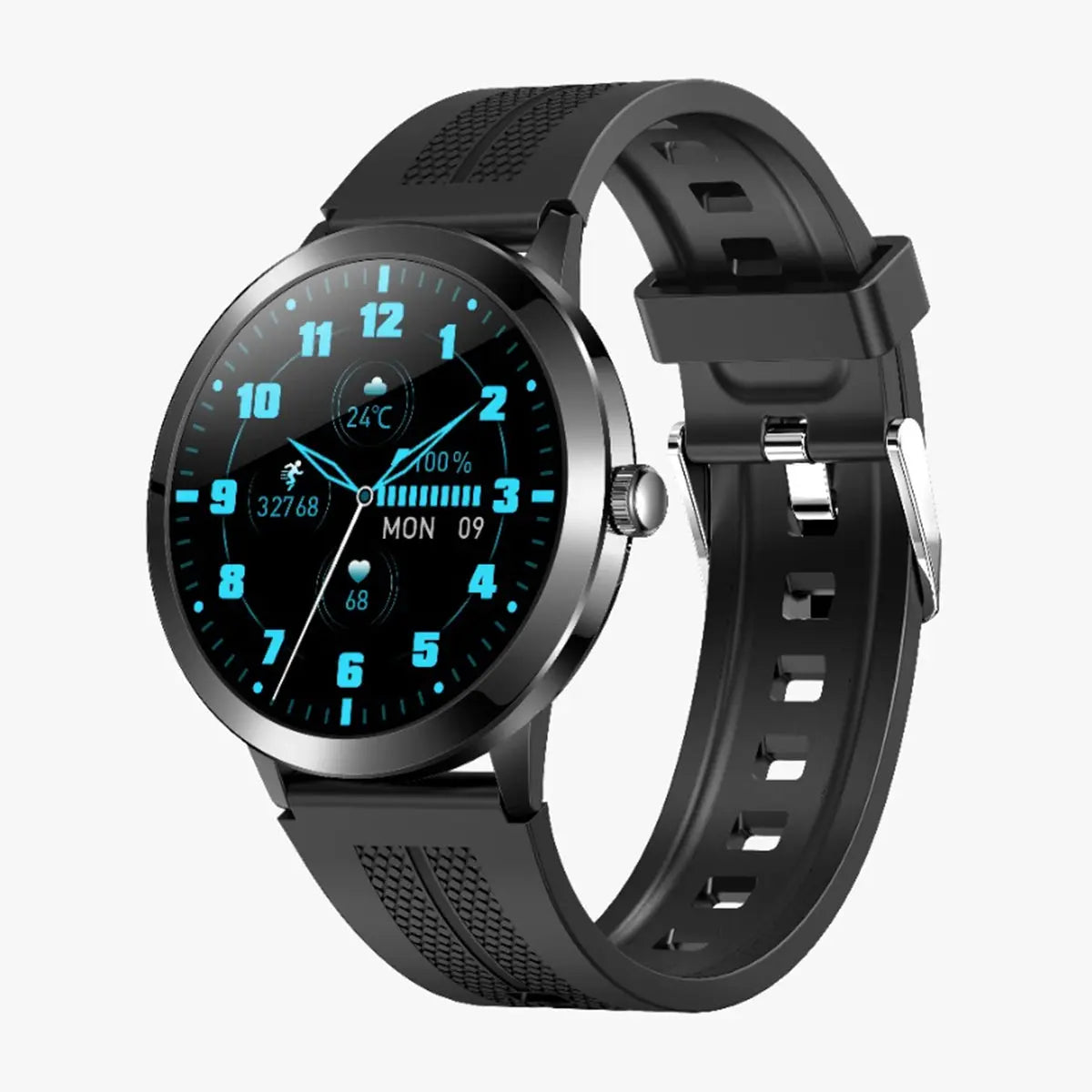 Reloj Inteligente Smart watch Fralugio T6 Redondo Notificaciones de Redes Sociales Fralugio