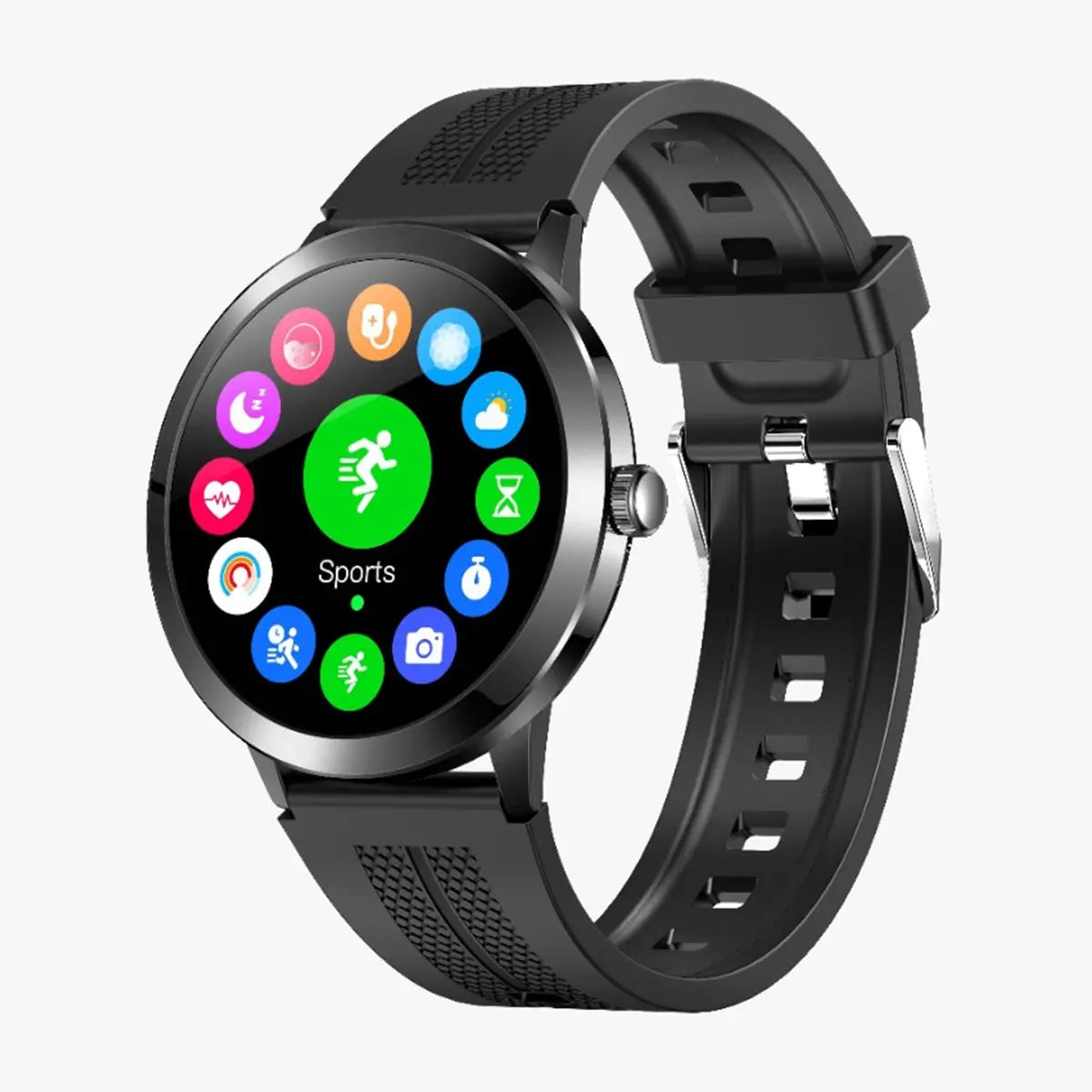 Reloj Inteligente Smart watch Fralugio T6 Redondo Notificaciones de Redes Sociales Fralugio