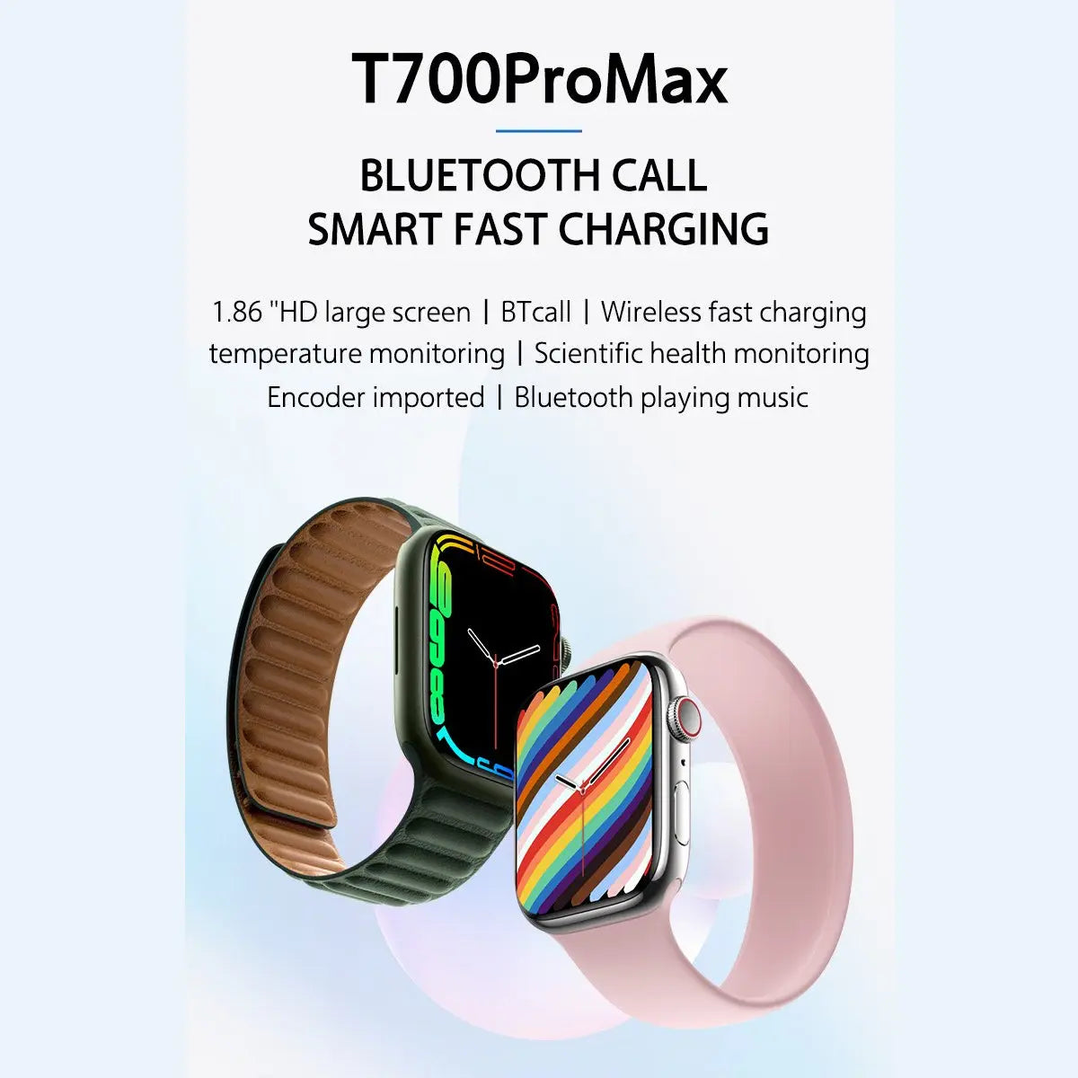 Smart Watch Reloj Inteligente T700 Pro Max Fralugio Hd Nfc Fralugio