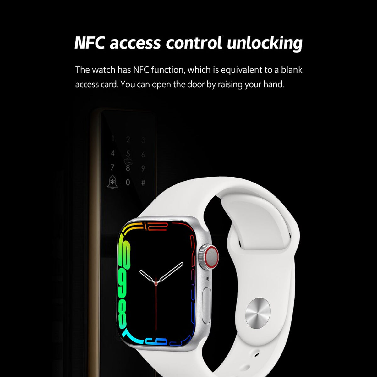 Fralugio Smart Watch Reloj Inteligente T700 Pro Max Hd Nfc