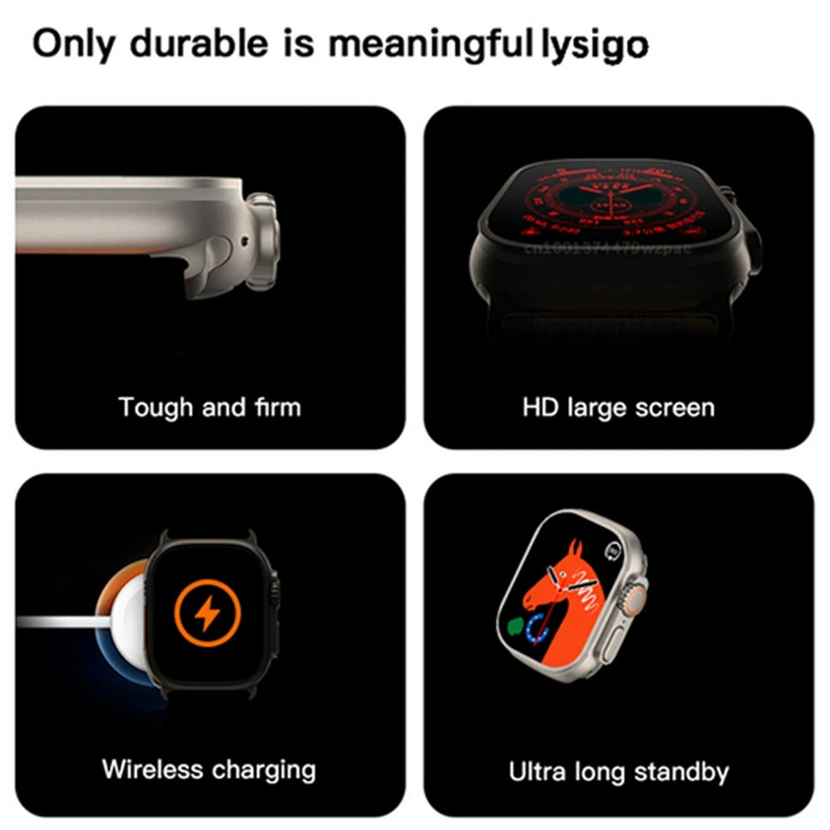 Fralugio Smart Watch Reloj Inteligente T800 Ultra Nfc Ips Hd