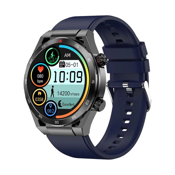 Smart Watch Reloj Inteligente T80 Fralugio Mide Glucosa Extensible Silicón Fralugio