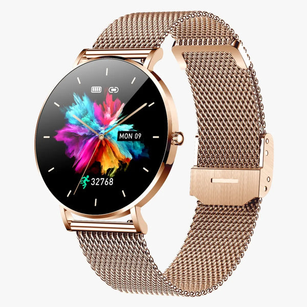 Reloj Smart Watch T8 Para Dama Fralugio 1.3´ Metal Amoled Hd Fralugio