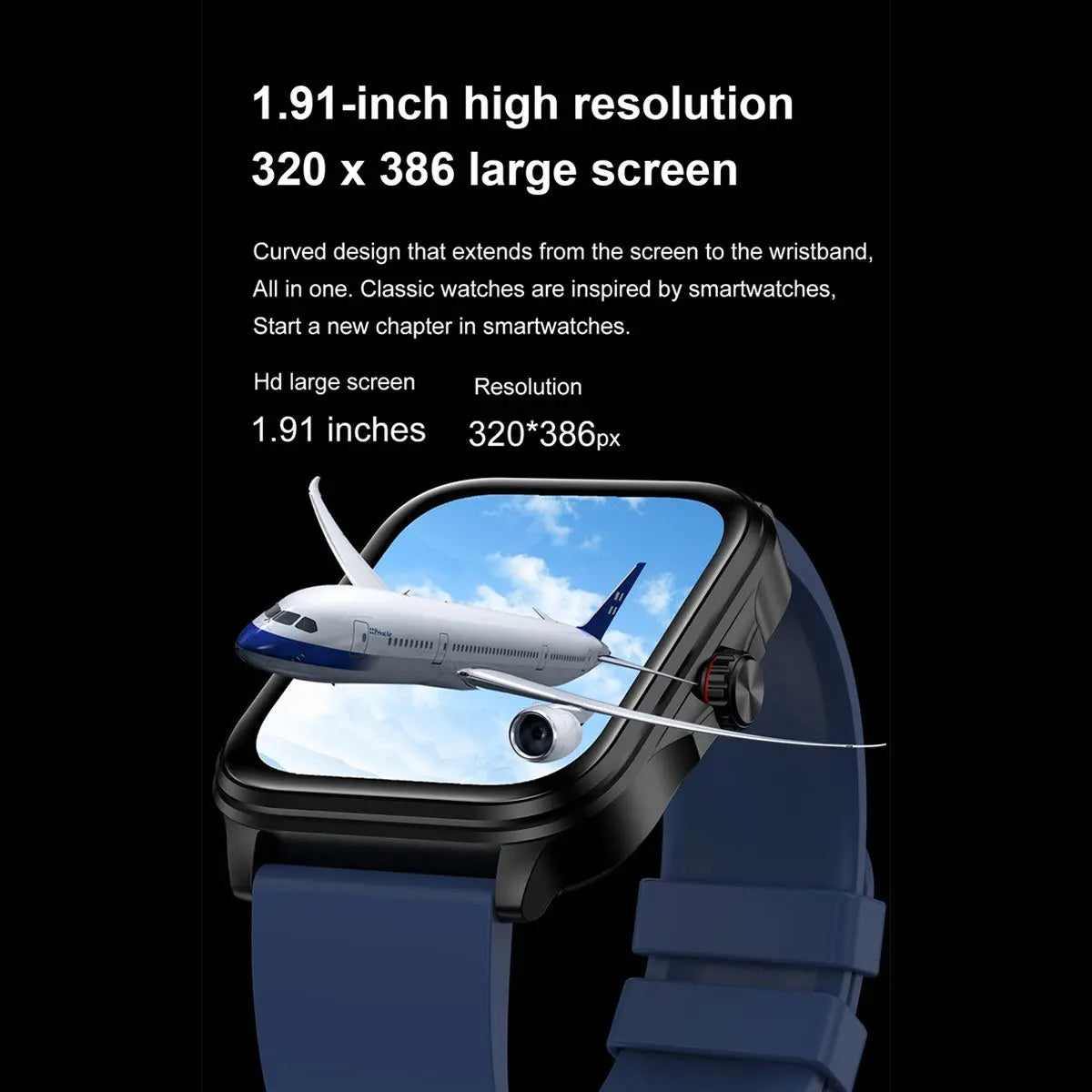 Smart Watch Reloj Inteligente Fralugio T90 Colors Medición Glucosa Hr Fralugio