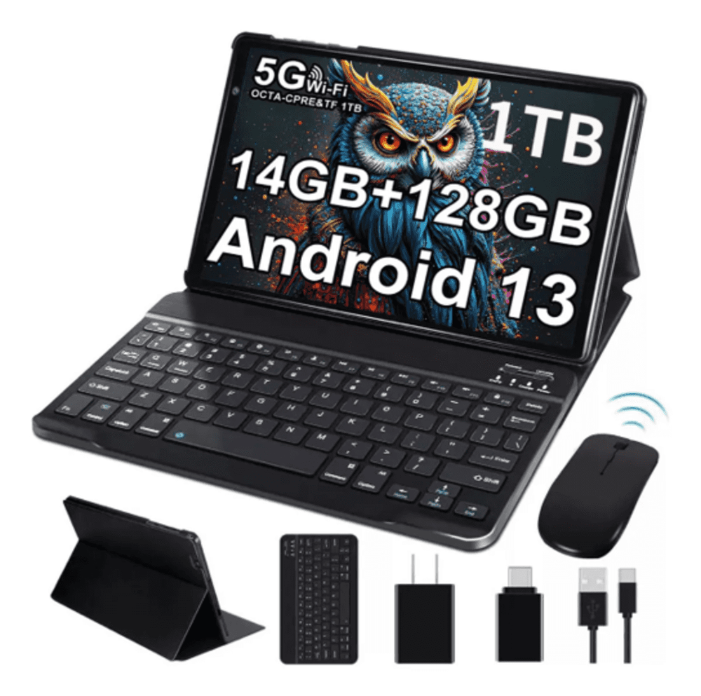 Tablet Android 13 10.1" 128GB -14GB de RAM gris