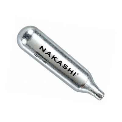 Tanque CO2 Estándar Desechable 12 g Nakashi - Gadgets y Tecnología en Fralugio México