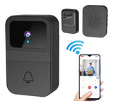 Timbre Hancdon M6 Inteligente Inalámbrico Con Cámara negro