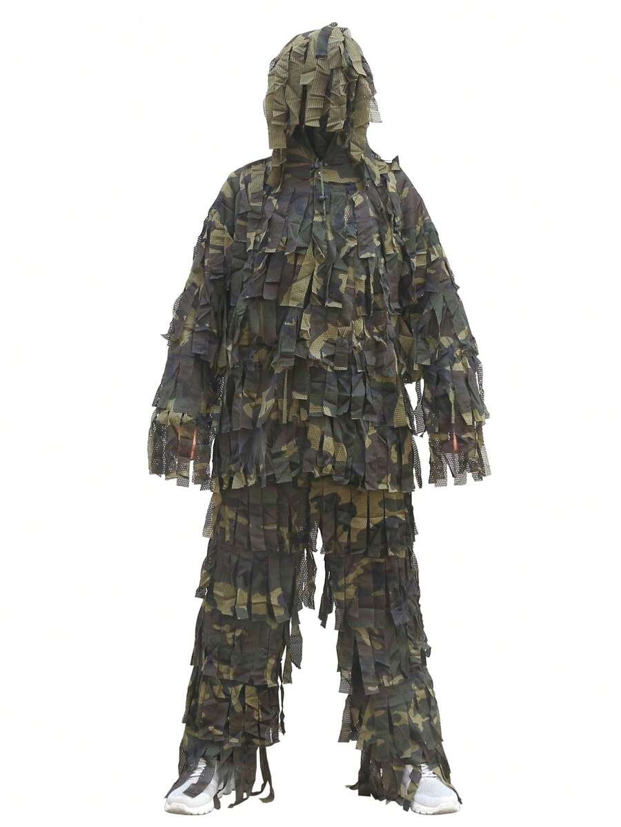 Traje Camuflaje Exterior Pantalón y Chamarra con Gorro - Gadgets y Tecnología en Fralugio México