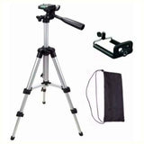 Tripie 1.30m Con Soporte Celular Fralugio Camara Base Universal Video
