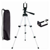 Tripie 1.30m Con Soporte Celular Fralugio Camara Base Universal Video