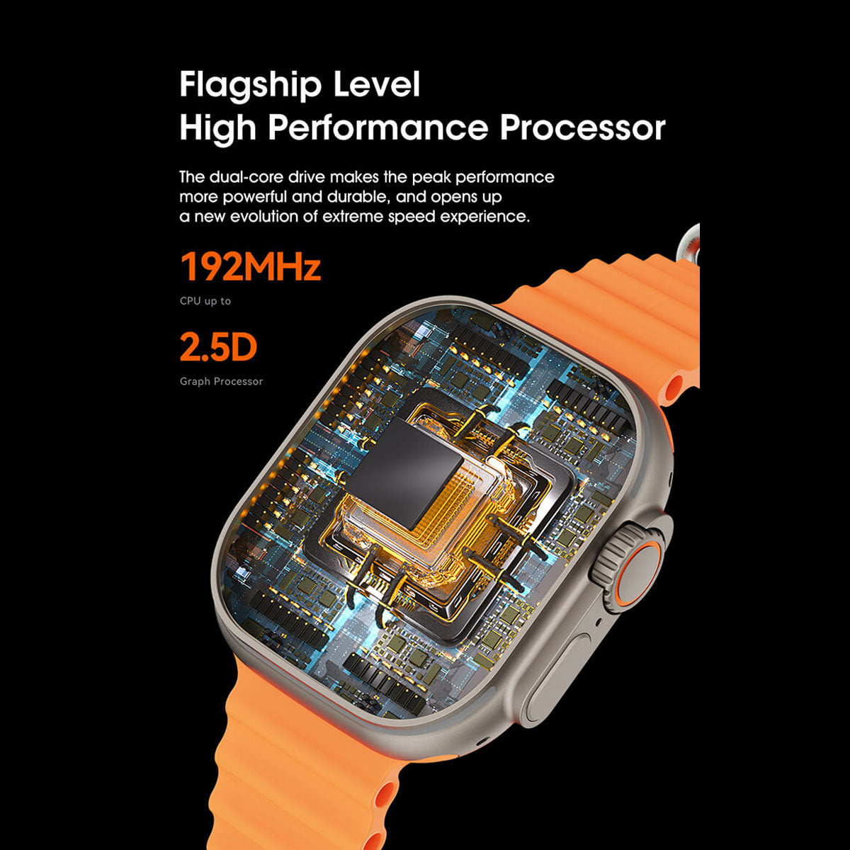 Smart Watch Reloj Inteligente W69 Fralugio Nfc 2gb Rom Mp3