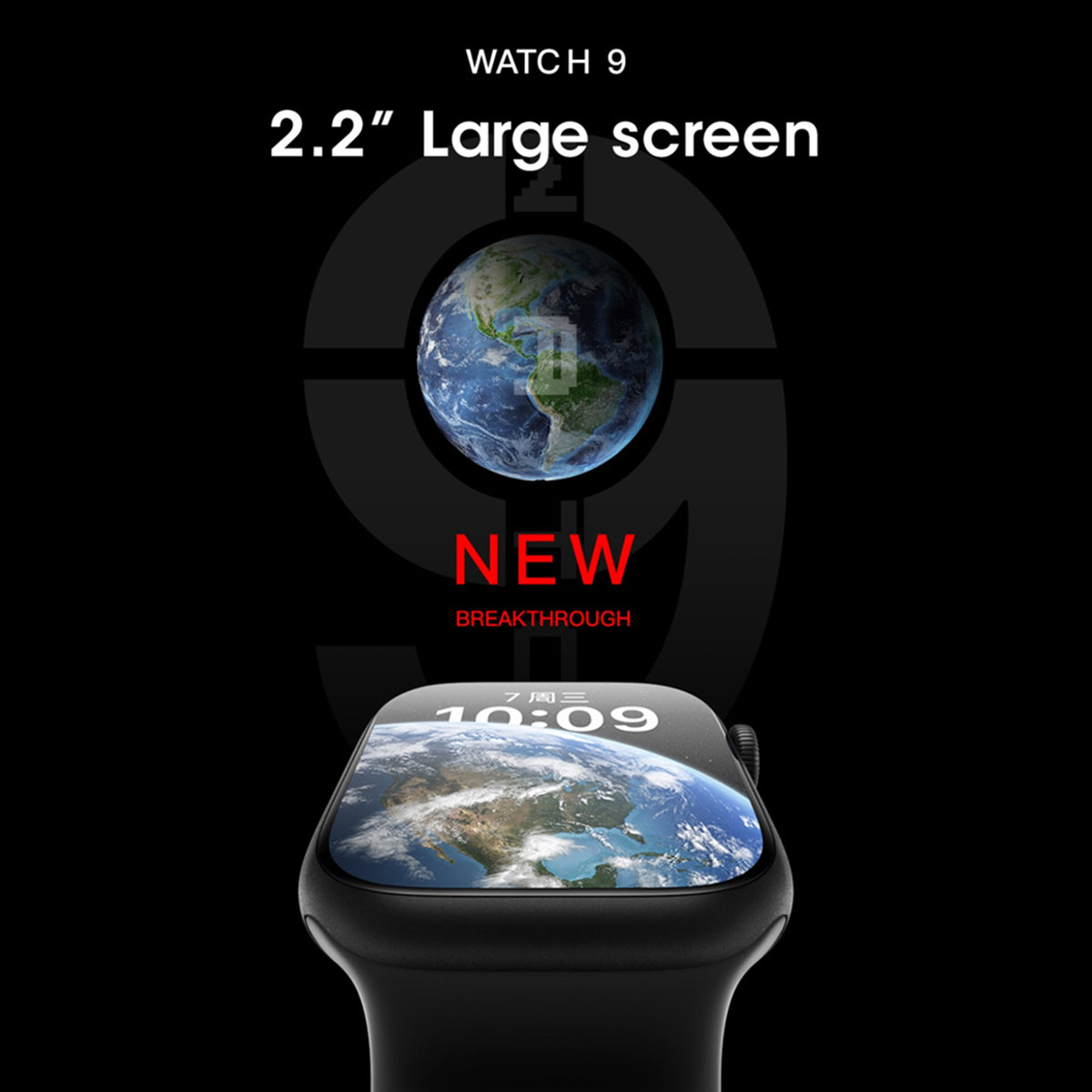 Reloj Inteligente Smart Watch Watch 9 W59 Fralugio Ecg 2.2 Pulgadas
