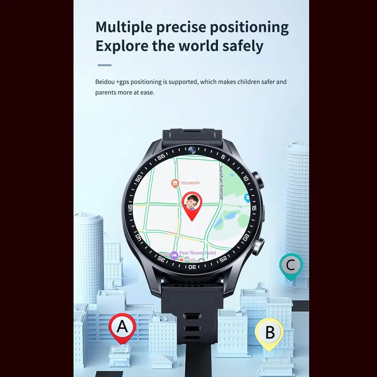Smartwatch Reloj Android 8.1 Fralugio X700S Wifi GPS 4G NFC