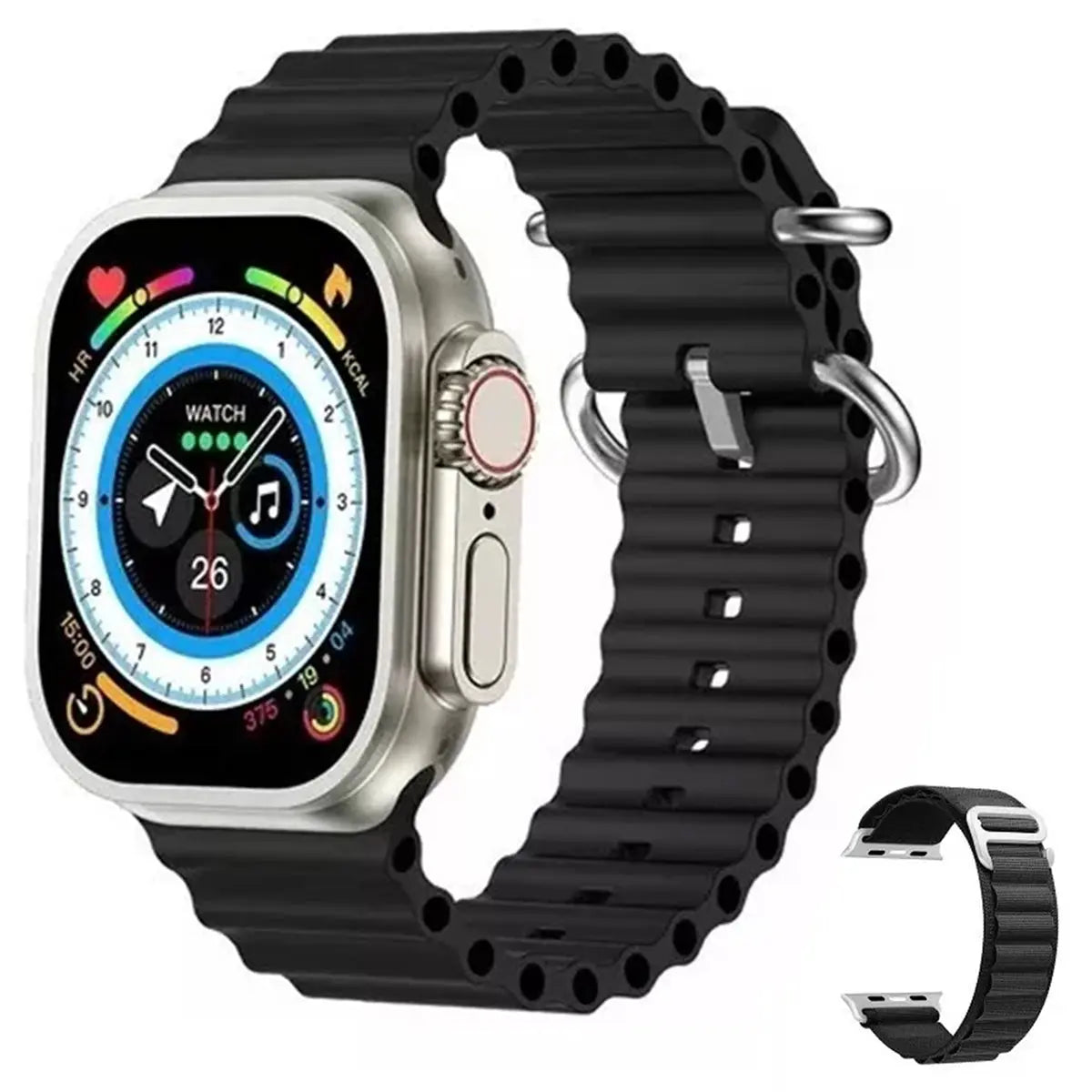 Smartwatch Reloj Z69 Ultra Fralugio 2 Extensible Brujula Nfc Fralugio