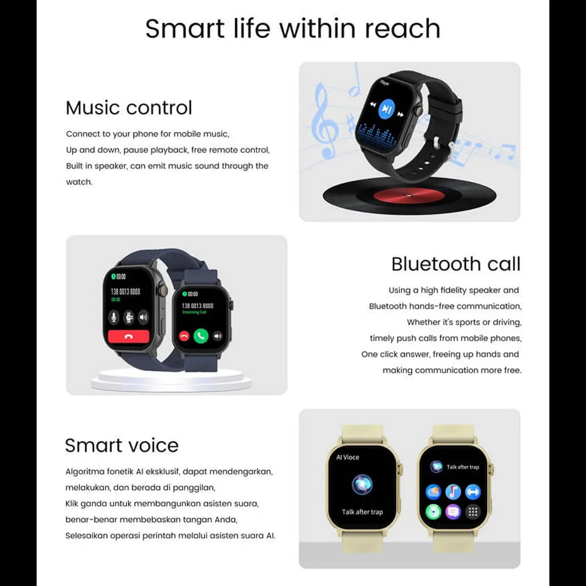 Reloj Inteligente Smartwatch Fralugio Zl94 Amoled Bluetooth Fralugio