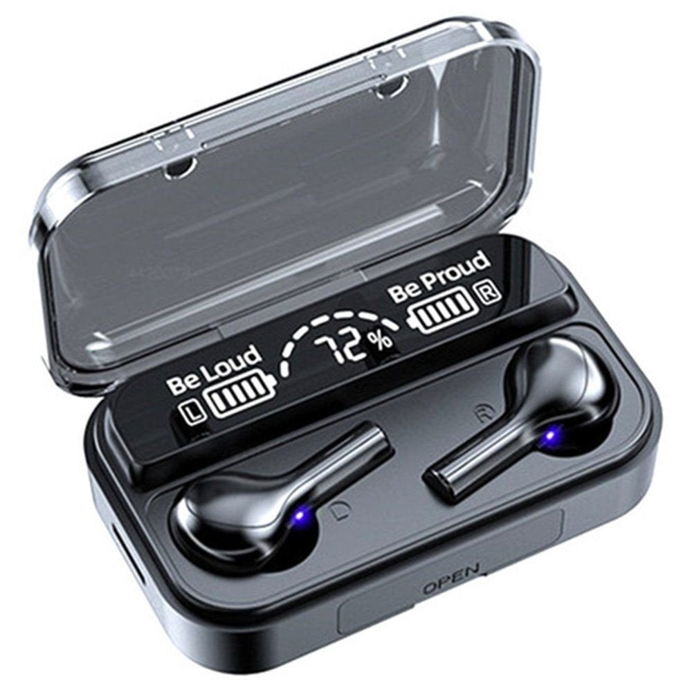 Fralugio Audífonos Inalámbricos Bluetooth Manos Libres 5.0 F9 278 Spectral Power Bank