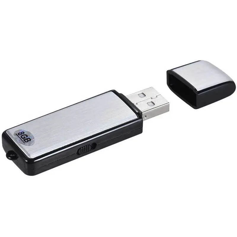Grabadora de Voz Espia 8GB Fralugio Simulación Memoria USB 20 Horas Audio Fralugio