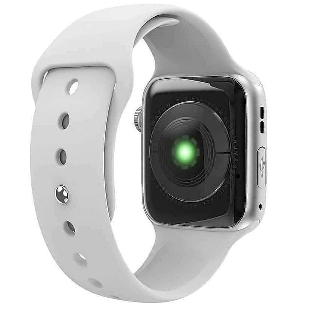 Fralugio Smartwatch Reloj Inteligente Full Touch T500 Notificaciones y Llamadas - Blanco