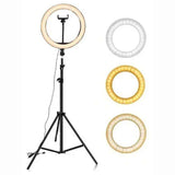 Aro De Luz Led 10 Pulgadas Fralugio Profesional Maquillaje Videollamada Con Tripie Gratis