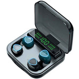 Audifonos Bluetooth Manos Libres Doble Par Hd M22 Fralugio Power Bank