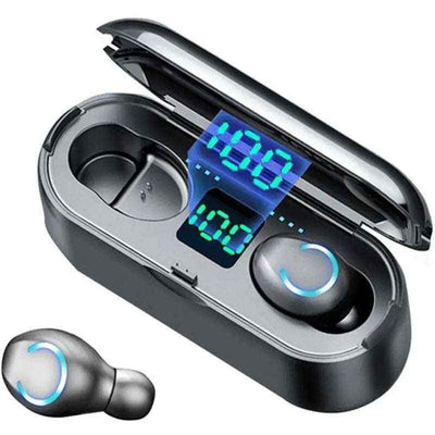 Audífonos Inalámbricos Bluetooth 5.0 F9 - 8 Fralugio con Power Bank True Wireless - Gadgets y Tecnología en Fralugio México