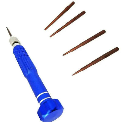 Desarmador Desatornillador de precisión magnetizado con 5 puntas intercambiables T6 .8 T5 1.5 - Gadgets y Tecnología en Fralugio México