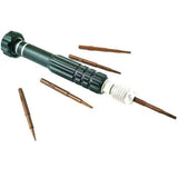 Desarmador Desatornillador de precisión magnetizado con 5 puntas intercambiables T6 .8 T5 1.5