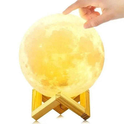 Lampara De Luna 3d Táctil Usb De 8 Cm Decoracion Vintage - Gadgets y Tecnología en Fralugio México