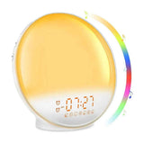 Reloj Despertador Inteligente Fralugio Blanco Radio Fm