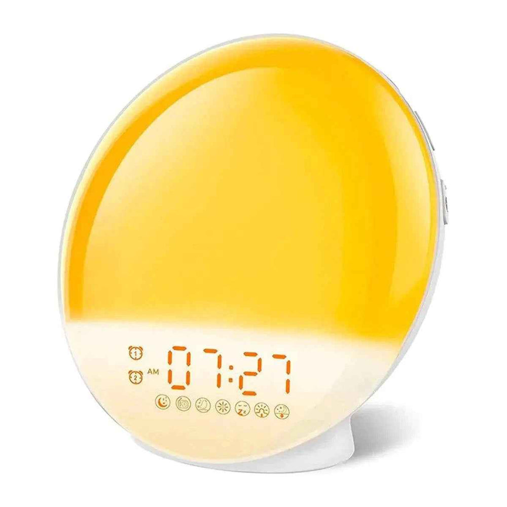 Reloj Despertador Inteligente Fralugio Blanco Radio Fm